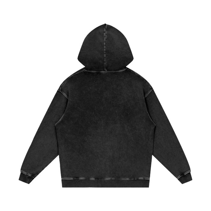 The Devil Said Acid Wash Hoodie