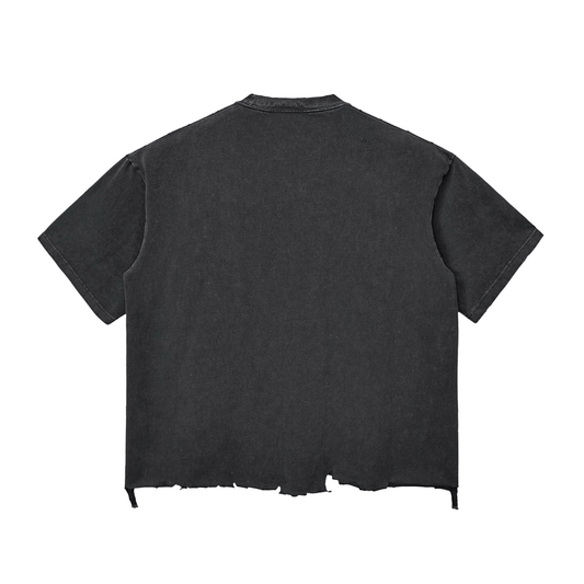 Unique Distressed Boxy T-shirt