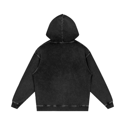 The Devil Said Acid Wash Hoodie