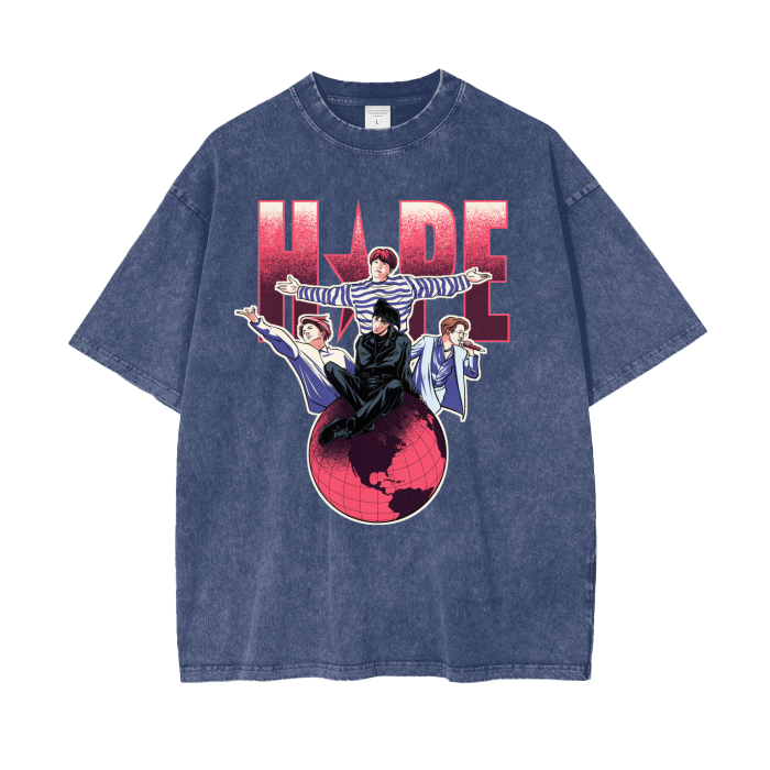 Faces Of Hope Acid Wash Tee