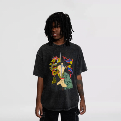 D-Day Acid Wash Tee